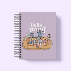 caderno we are bulletproof