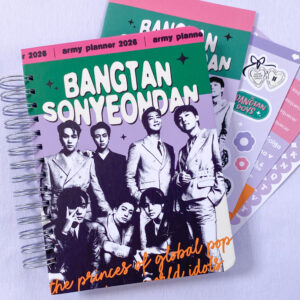 PLANNER RETRÔ - BTS 2026